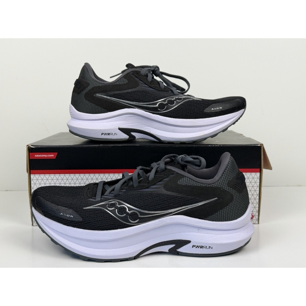 Saucony Axon 2 Running Shoes Women Size 8.5 Black White S10732 05